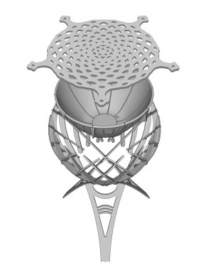 Accesoriu grătar model Crop Circle la Woodborough Timaues Fire Pit