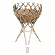 Vatră Timaeus Fire Pit din oțel ruginit